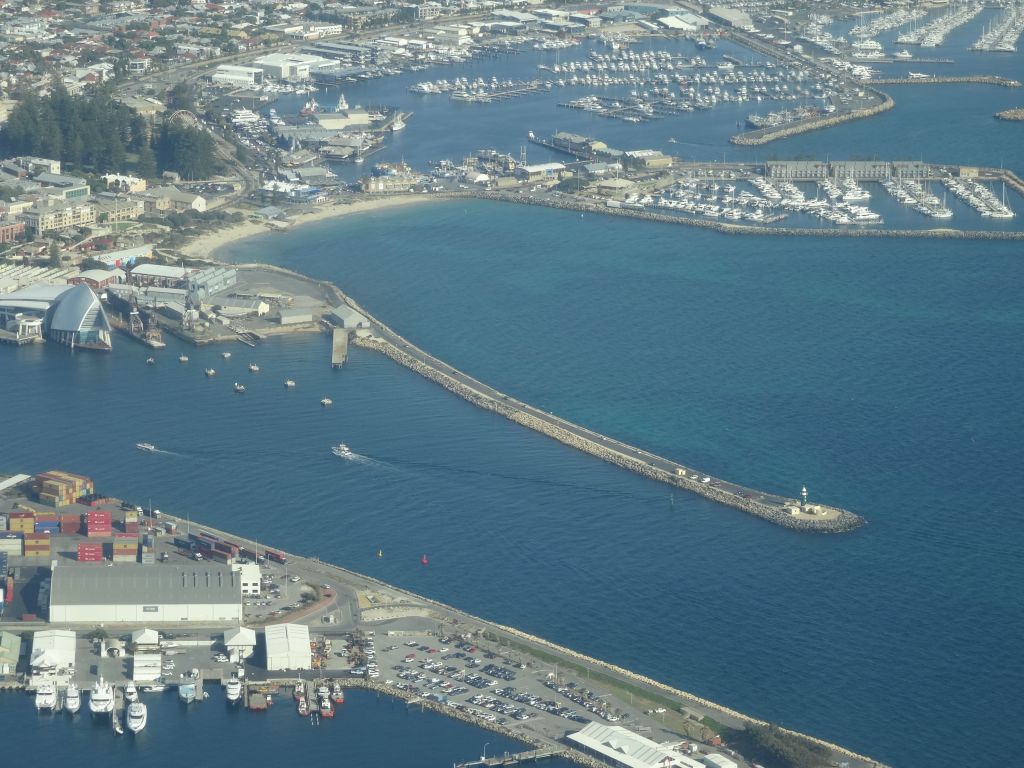 Naval museum and Fremantle in the back