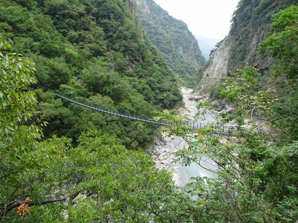 picture of the bridge that started our trail