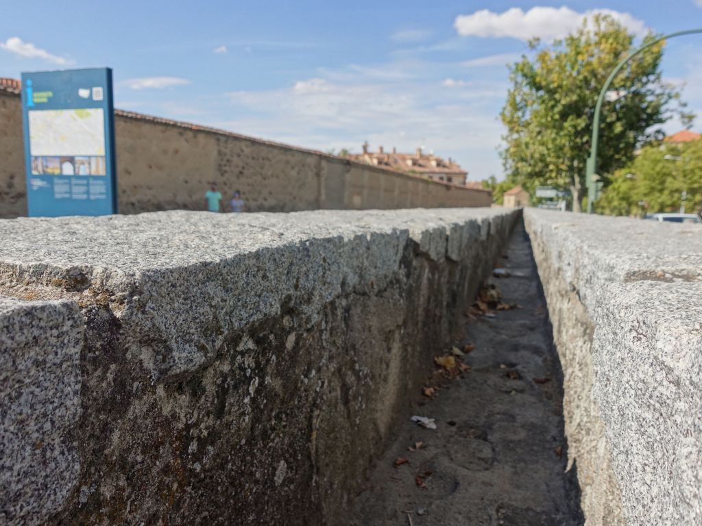 we followed the aqueduct to its destination where you could get water