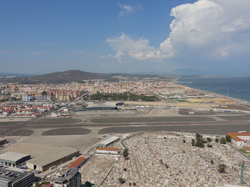 great view of the airport (and where the enemies would attack from)