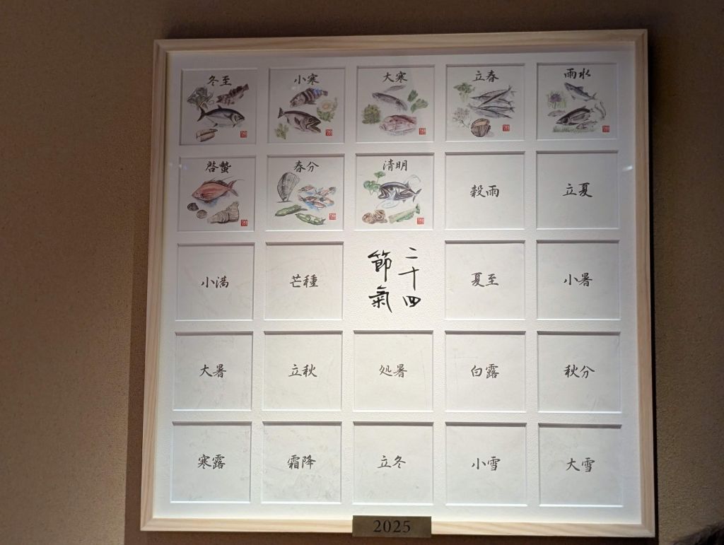 they have new menus every few weeks for sub seasons of the year