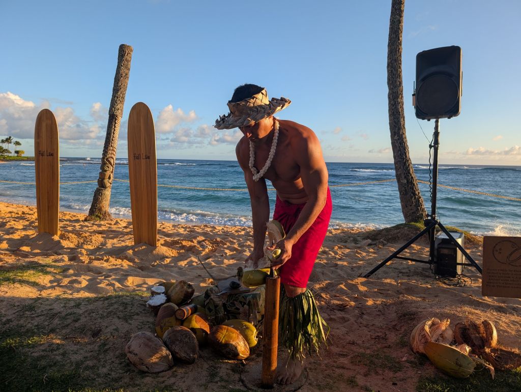 how to open coconuts