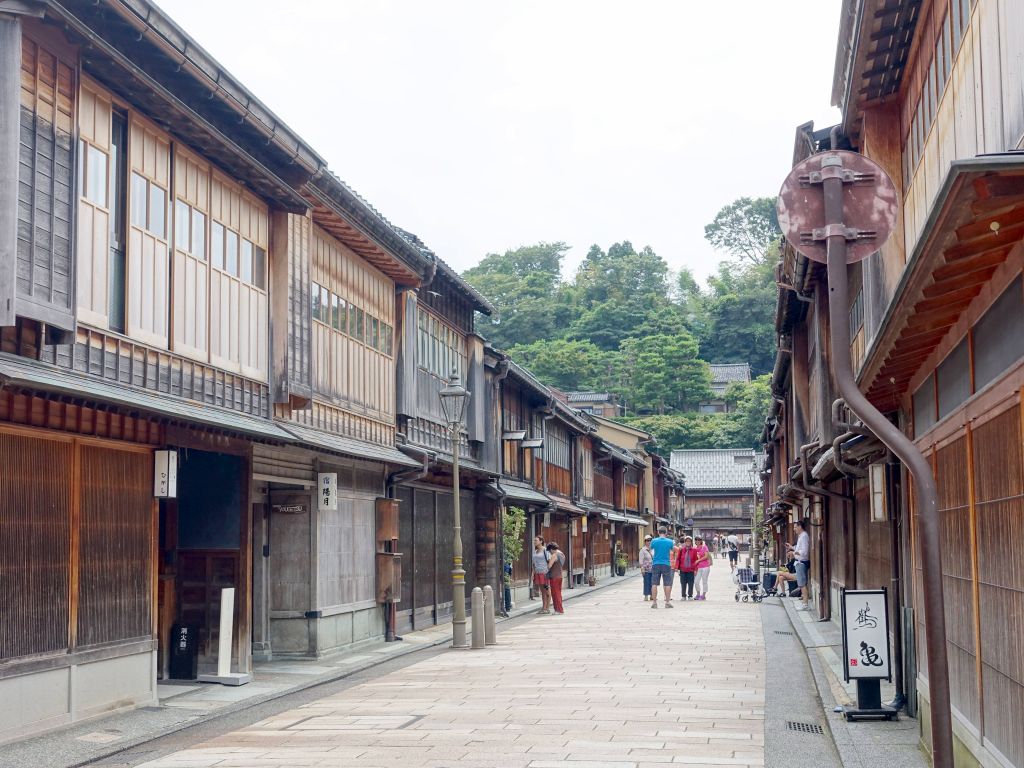 *Higashi Chaya District, were geishas perform (less so nowadays, but still)