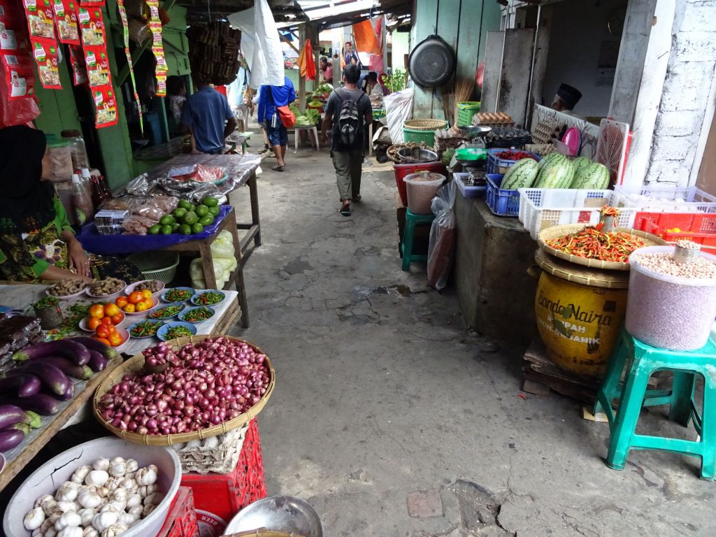 we finished with a market visit