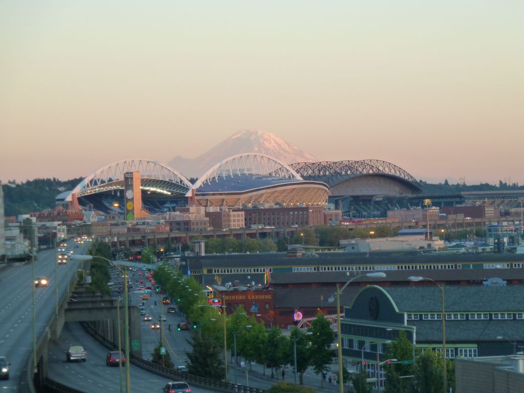 Mt Rainier in the back