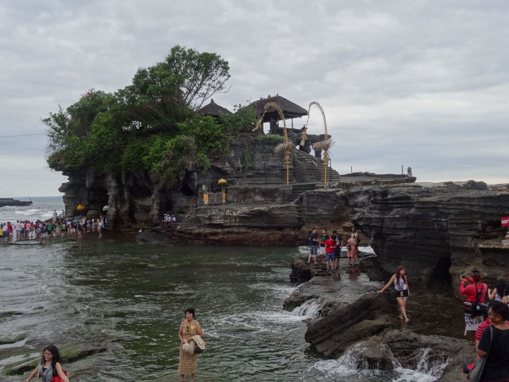 at the lowest tide, you can walk to the fresh water island