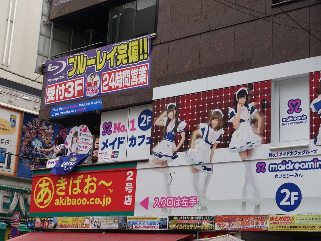 maid cafes are still going strong :)