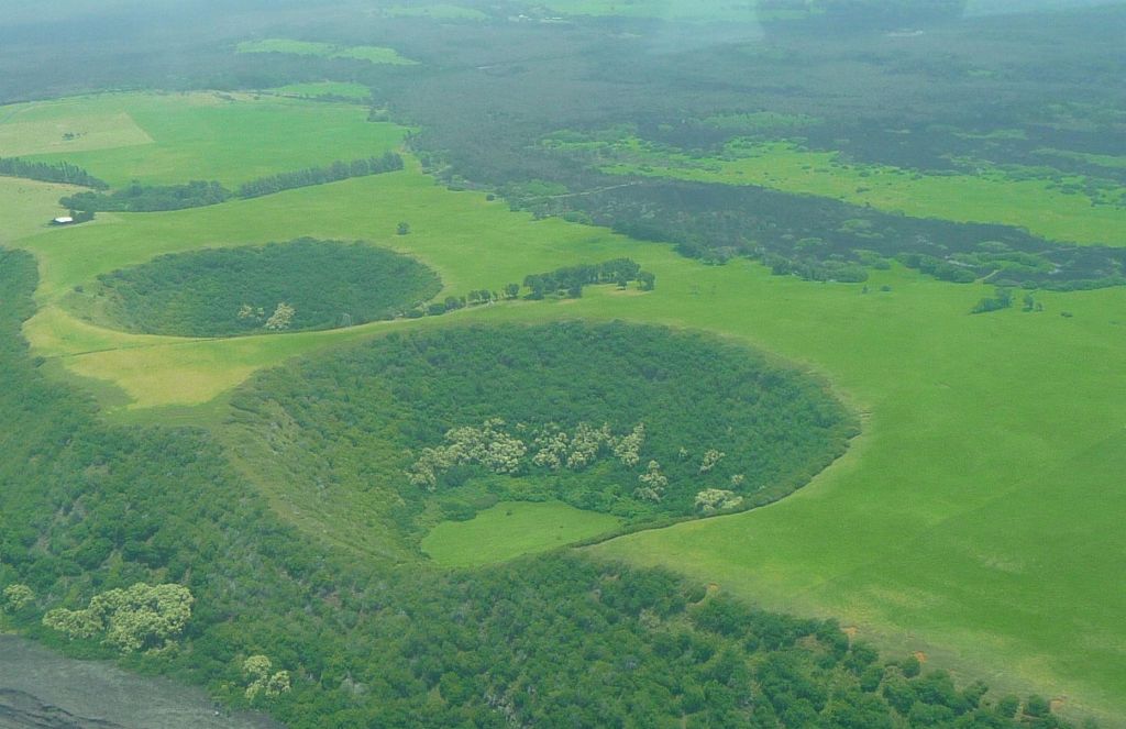 a couple of craters