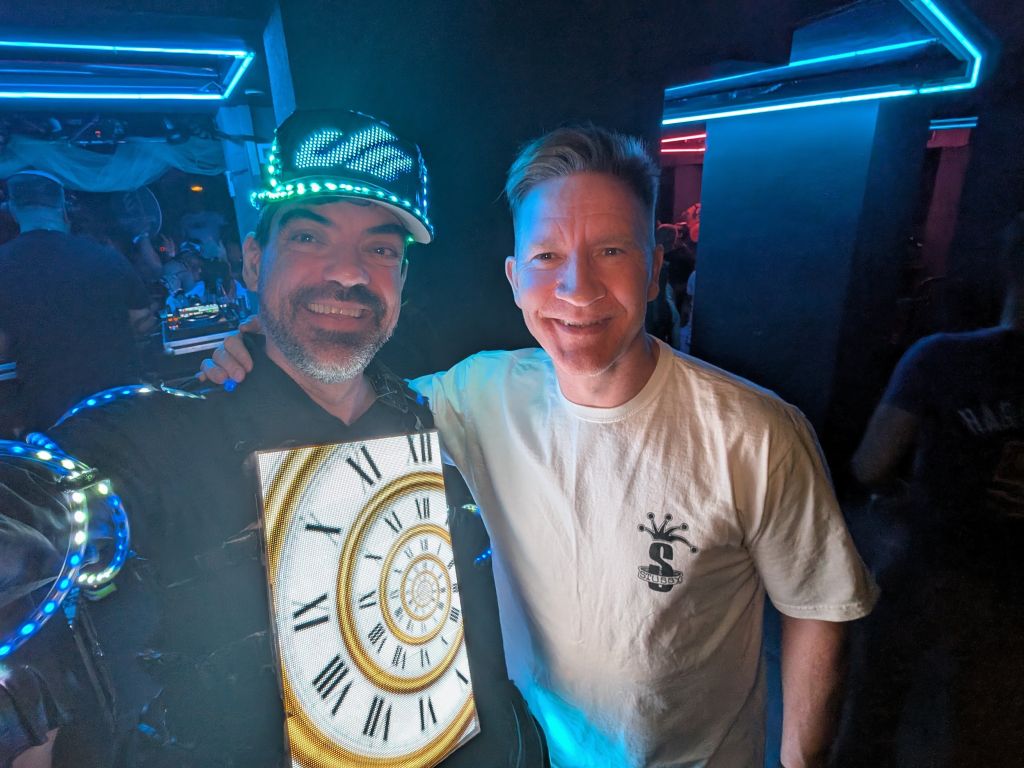 David Forbes was surprised to see me again after 5 days :)