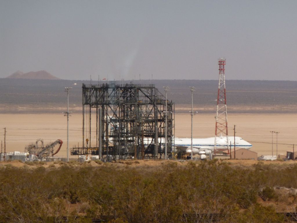 this is the lift used to hoist the space shuttle on top of the 747 that would fly it back to Florida