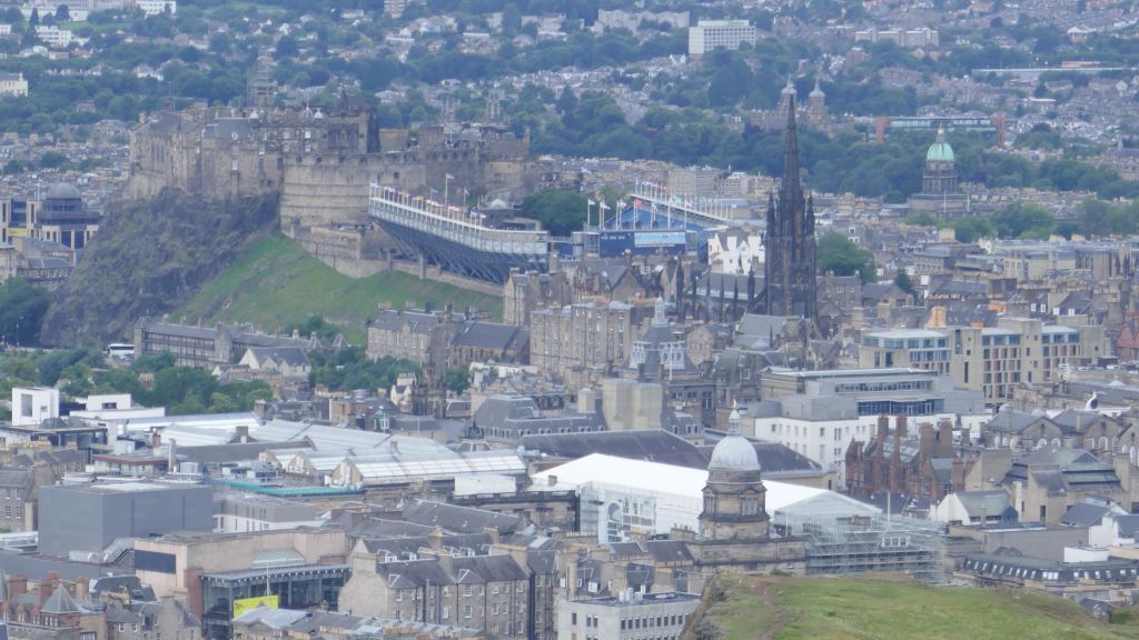 the castle, and old town